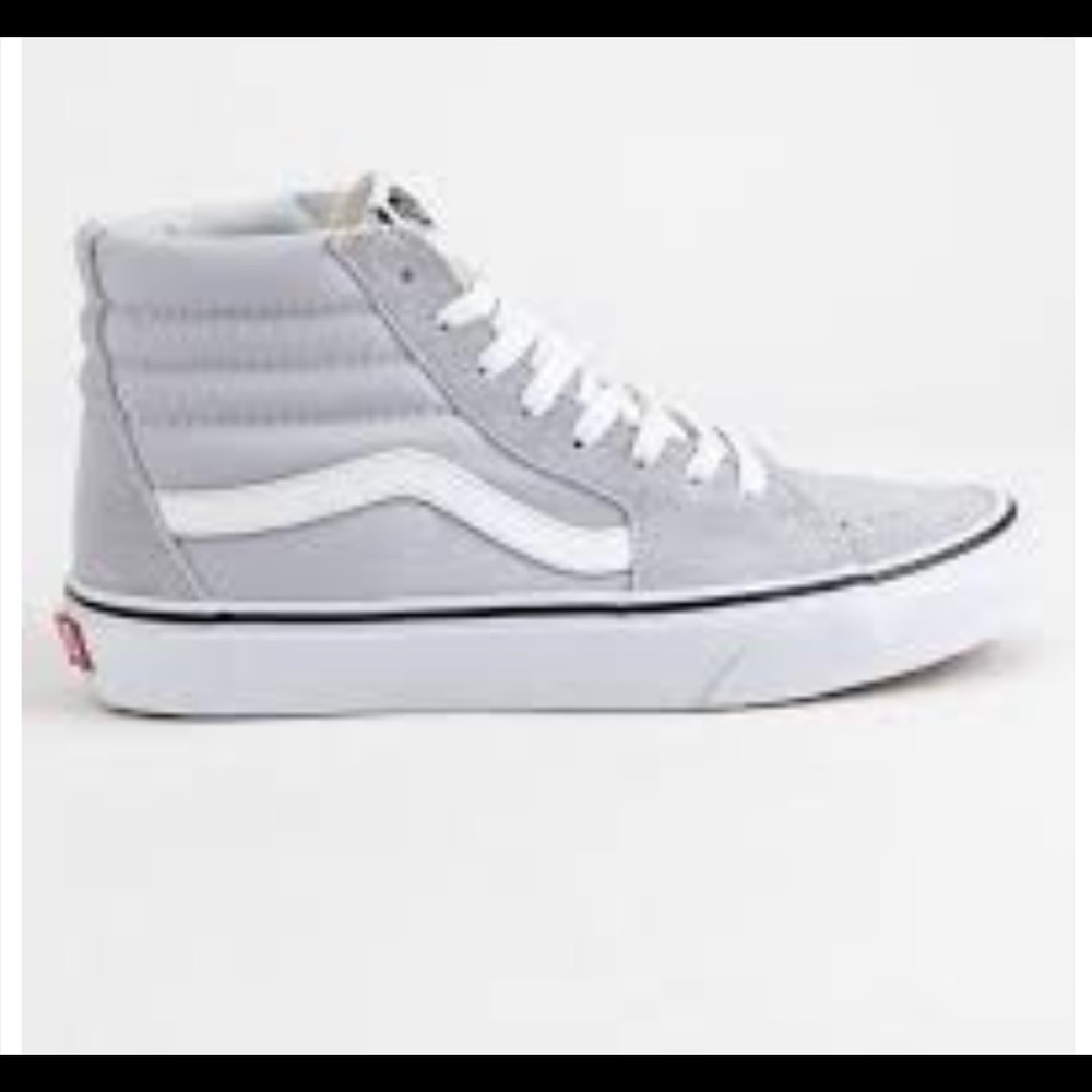 Gray high top vans